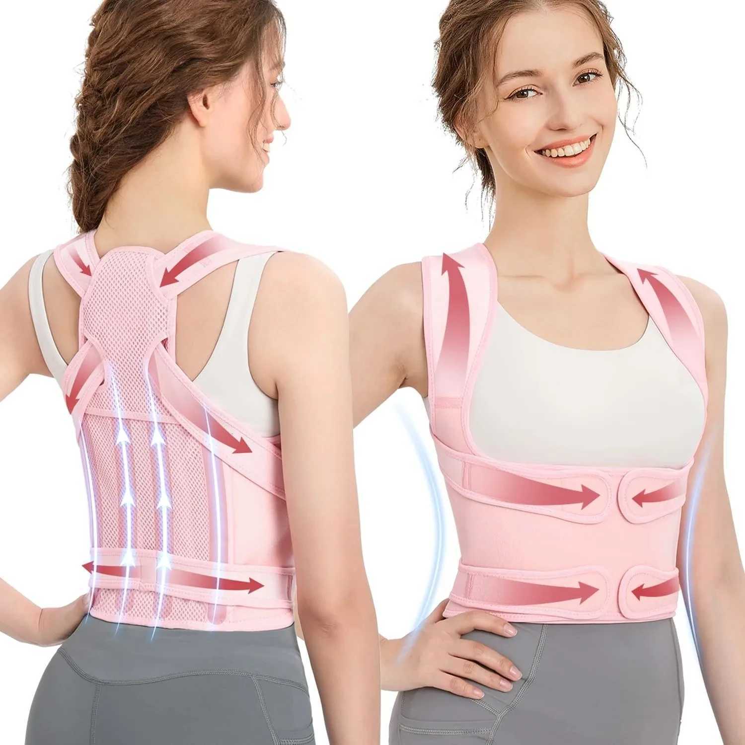 Adjustable Full Back Brace Posture Corrector for Women And Men Shoulder Straightener Support for Correcting Poor Posture D251021