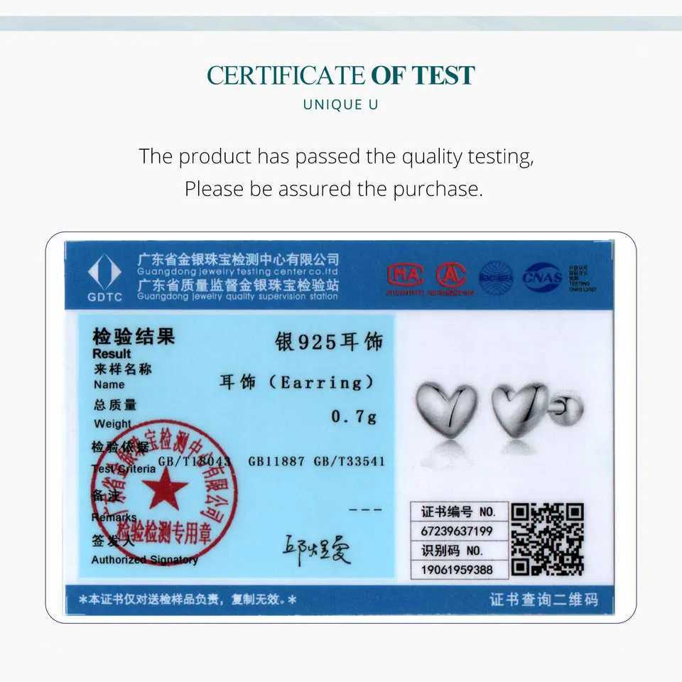 BAMOER 925 Sterling Silver Mini Heart Stud Earrings Platinum Plated Simple Glossy Earrings for Women Sweet Fine Jewelry Gift J251021