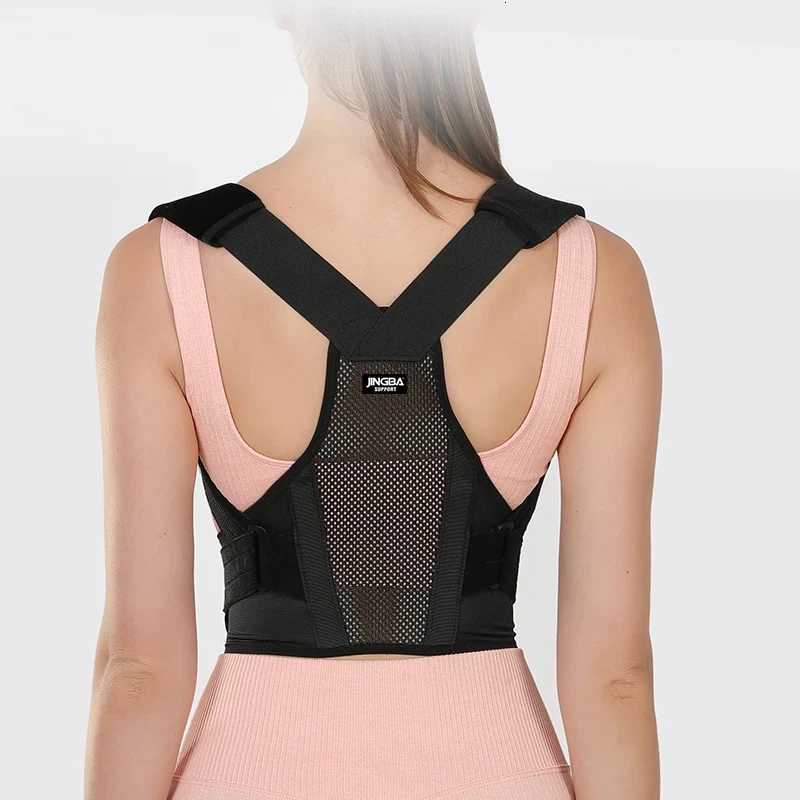 Fully Adjustable Straightener Upper Spine Support Men Women BackBack Brace Posture Corrector D251021