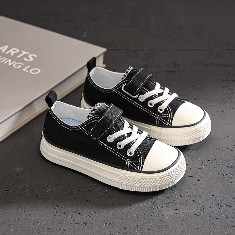 Kids Canvas Shoes Toddler Board Shoes Children Anti Slip Sneakers Kidszworld Boys Girls School Canvas Cloth Shoes Sizes 20 - 37 US5C-US5Y K1187