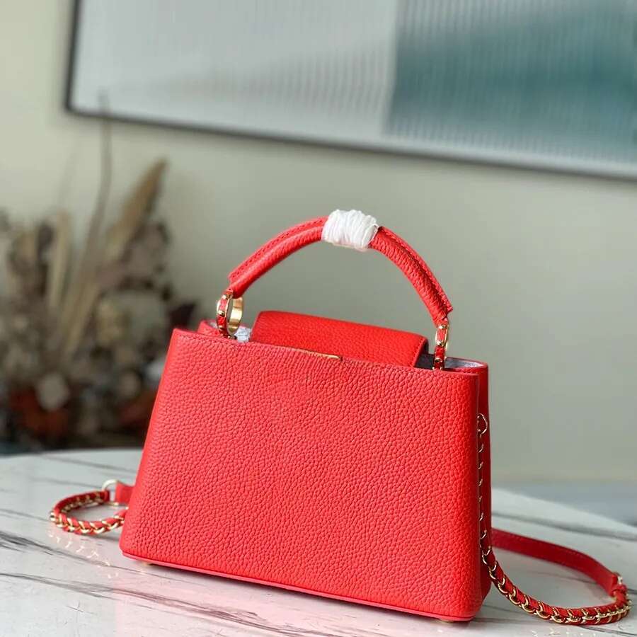 Designer Handbag Shoulder 27CM Genuine leather Crossbody Delicate knockoff Women bag