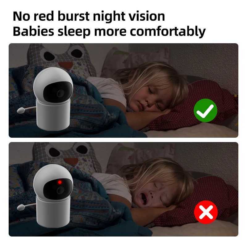 Danmini Intelligent Baby Monitor 43inch IPS Color Screen Display PZT Control Night Vision Indoor Security Surveillance Camera J251121