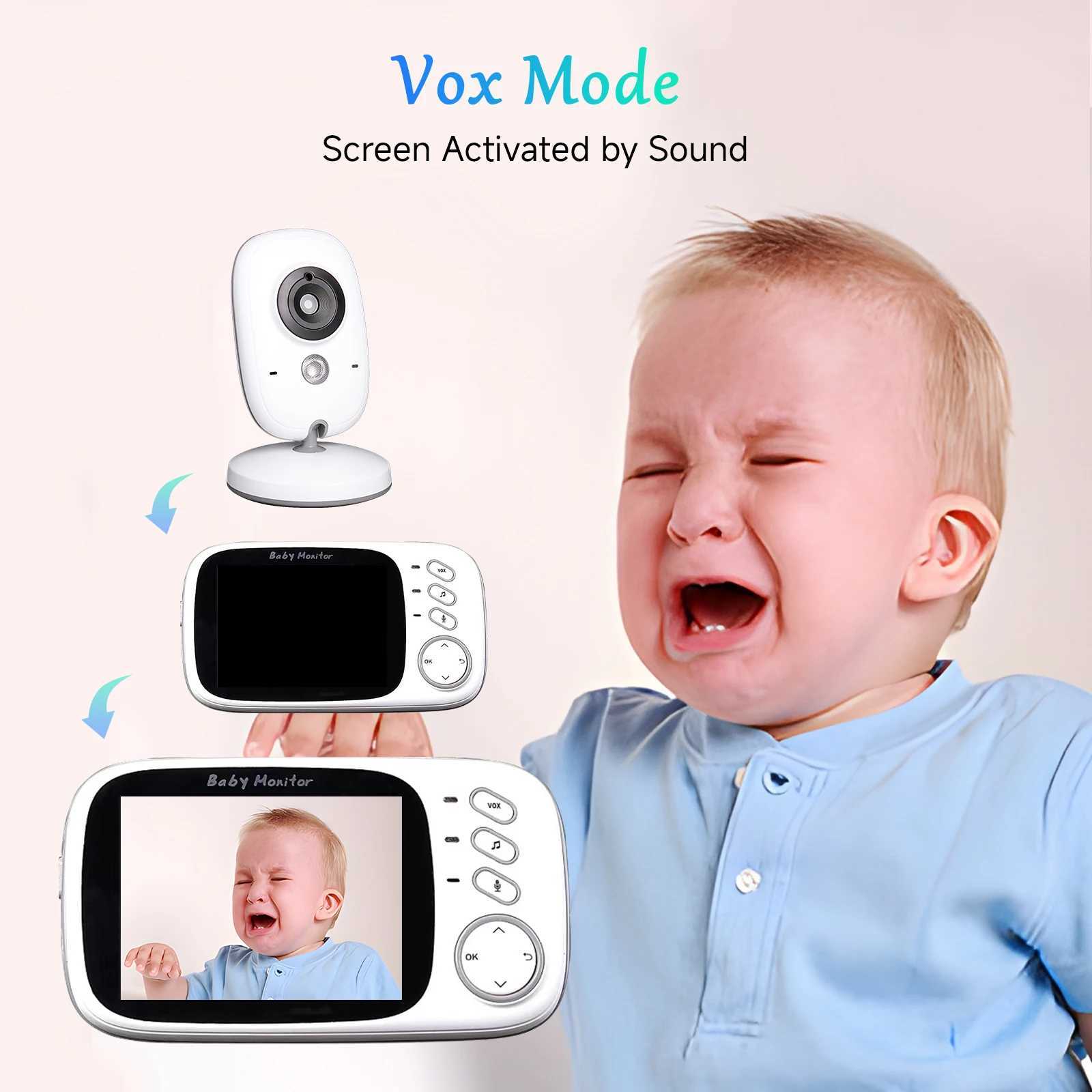 Baby Monitor New VB603 Wifi Surveillance Camera 32 LCD Display Video Intercom Digital Cameras SecurityProtection For Newborm J251121