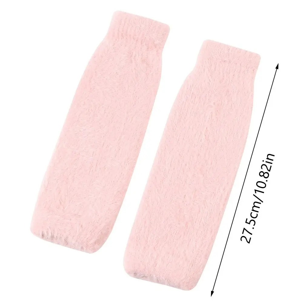 Goth Half Finger Arm Warm Gloves Arm Warmers Autumn Winter Knitted Fingerless Gloves Soft Long Wrist Gloves Outdoor 251020