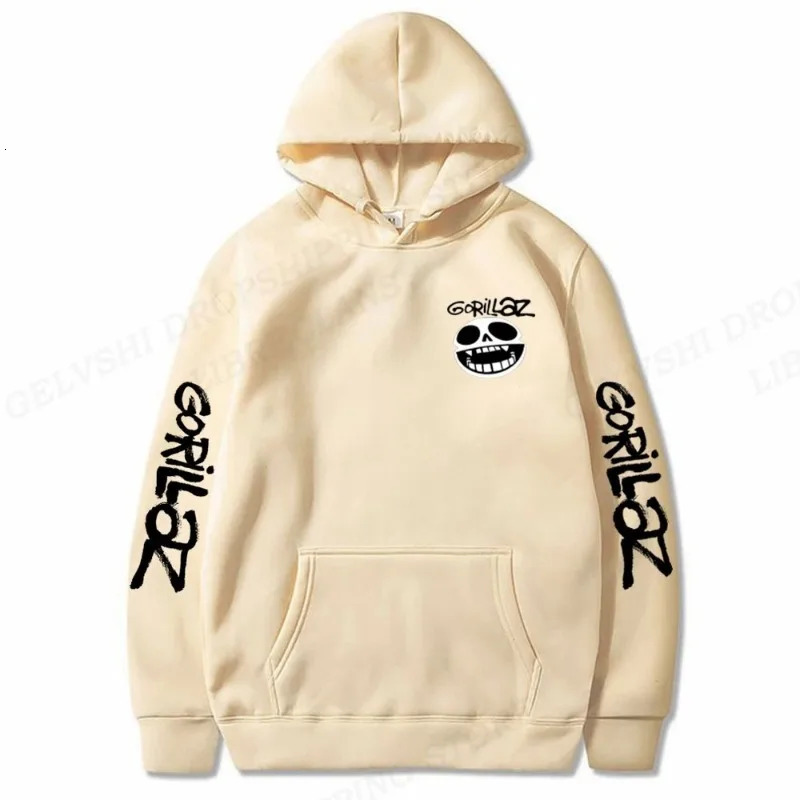 Rock Band Gorillaz Hoodie Music Album Sweatshirt Fabric Street Fashion Hoodie Casual Street Running Sweatshirt Style Cyberpunk 251020