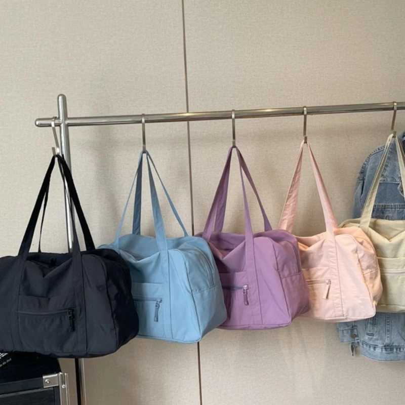 Casual Large Capaci Nylon Cloth Bag Women 2025 New Fashion Commuter Shoulder Bag ShortDistance Travel Bag Fitness Handb WomenXJ251021