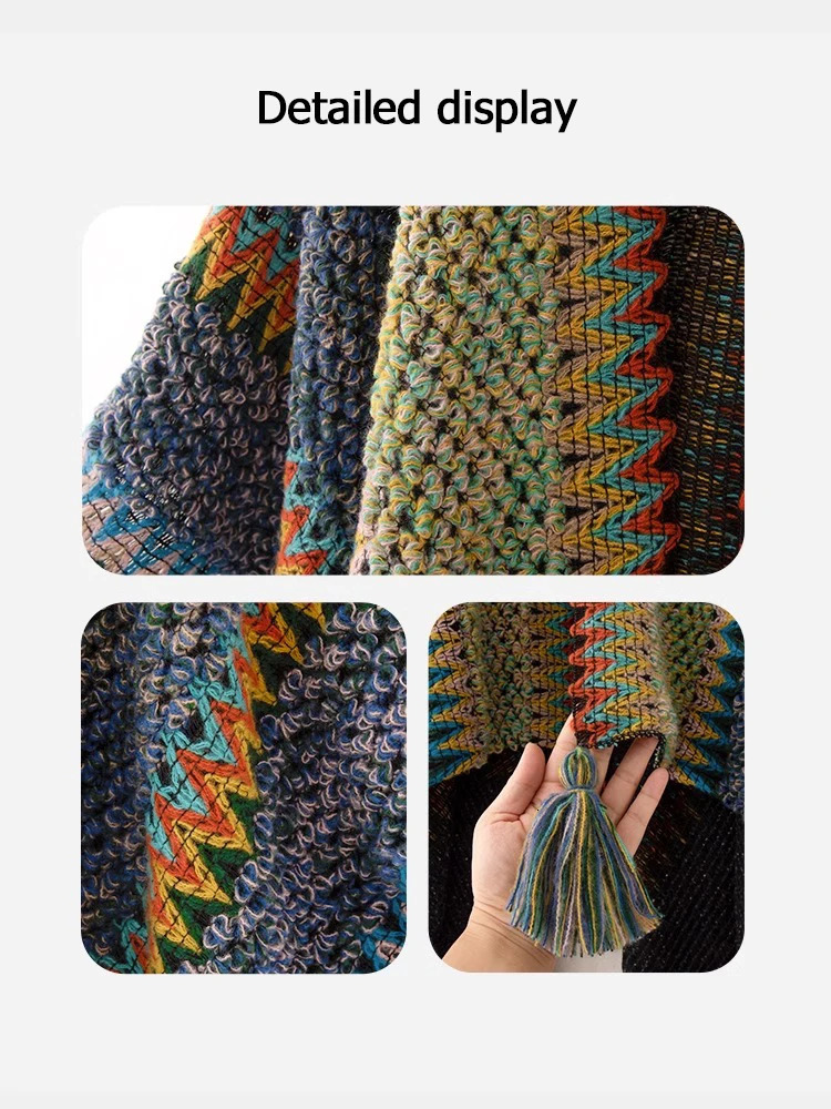 style shawl cape scraf wrap for women exuding a sense of sophistication napping blanket winter cover outerwear 251021