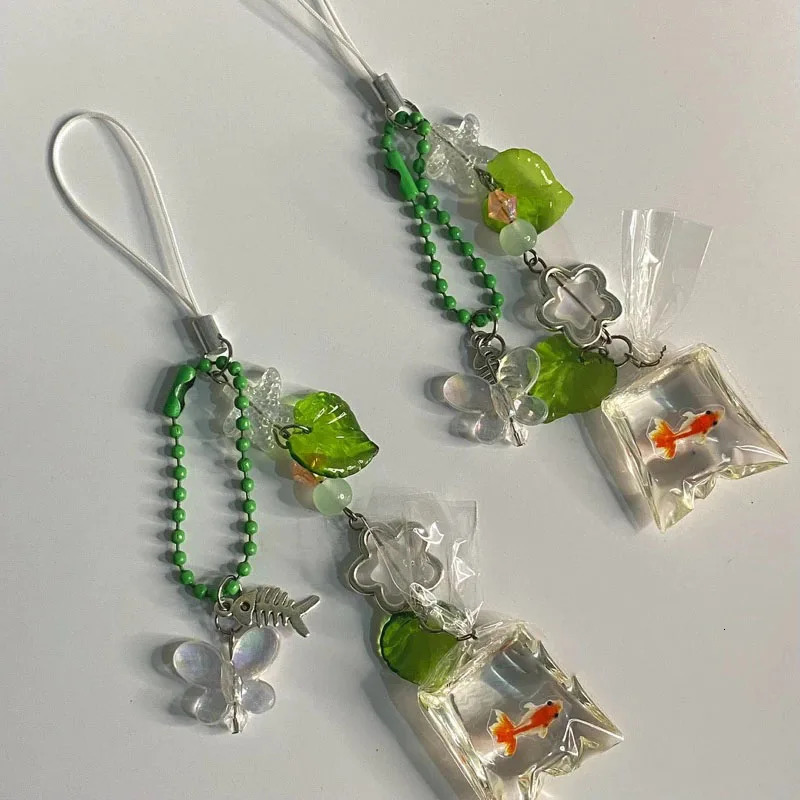 Handmade Fish Bag Keychain Jewelry Aesthetic 251015