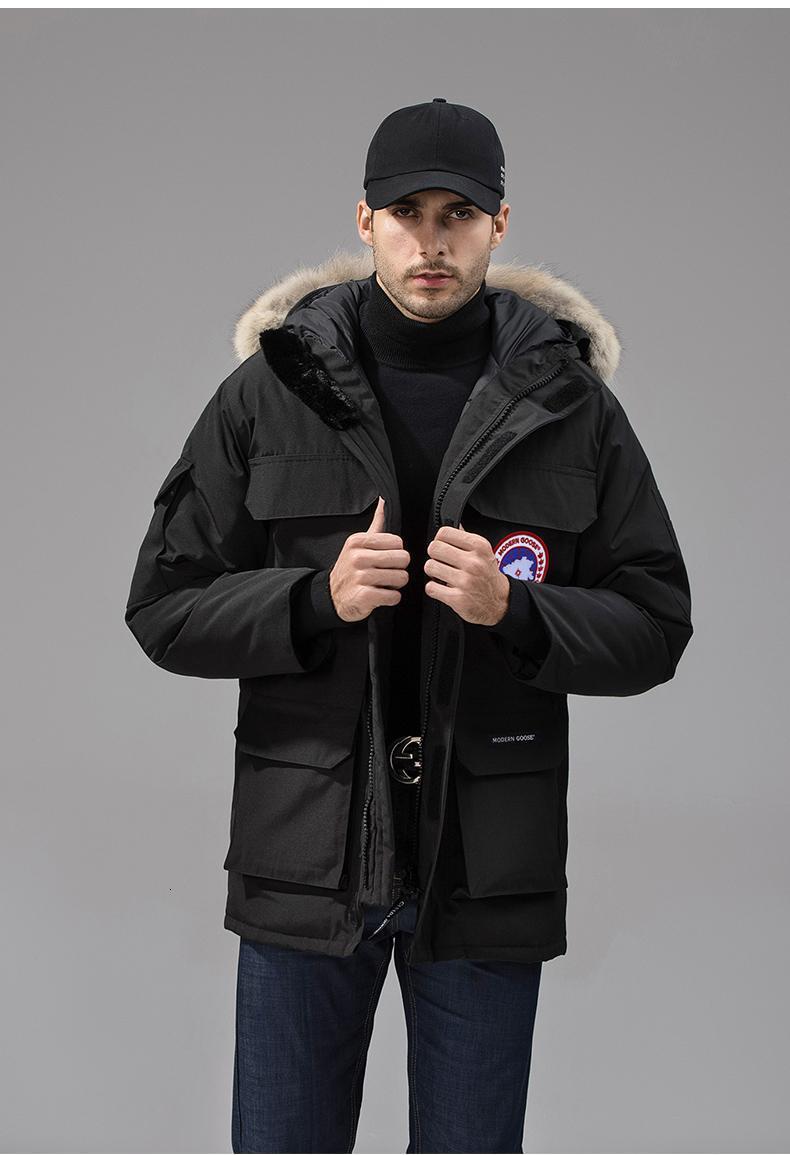 Winter Windproof Jacket For Men Designer Hoodie Jacket Tracksuit Men Polo Veste Coat With Detachable Hood, Workwear Jacket, Fleece-lined, Thickened, W