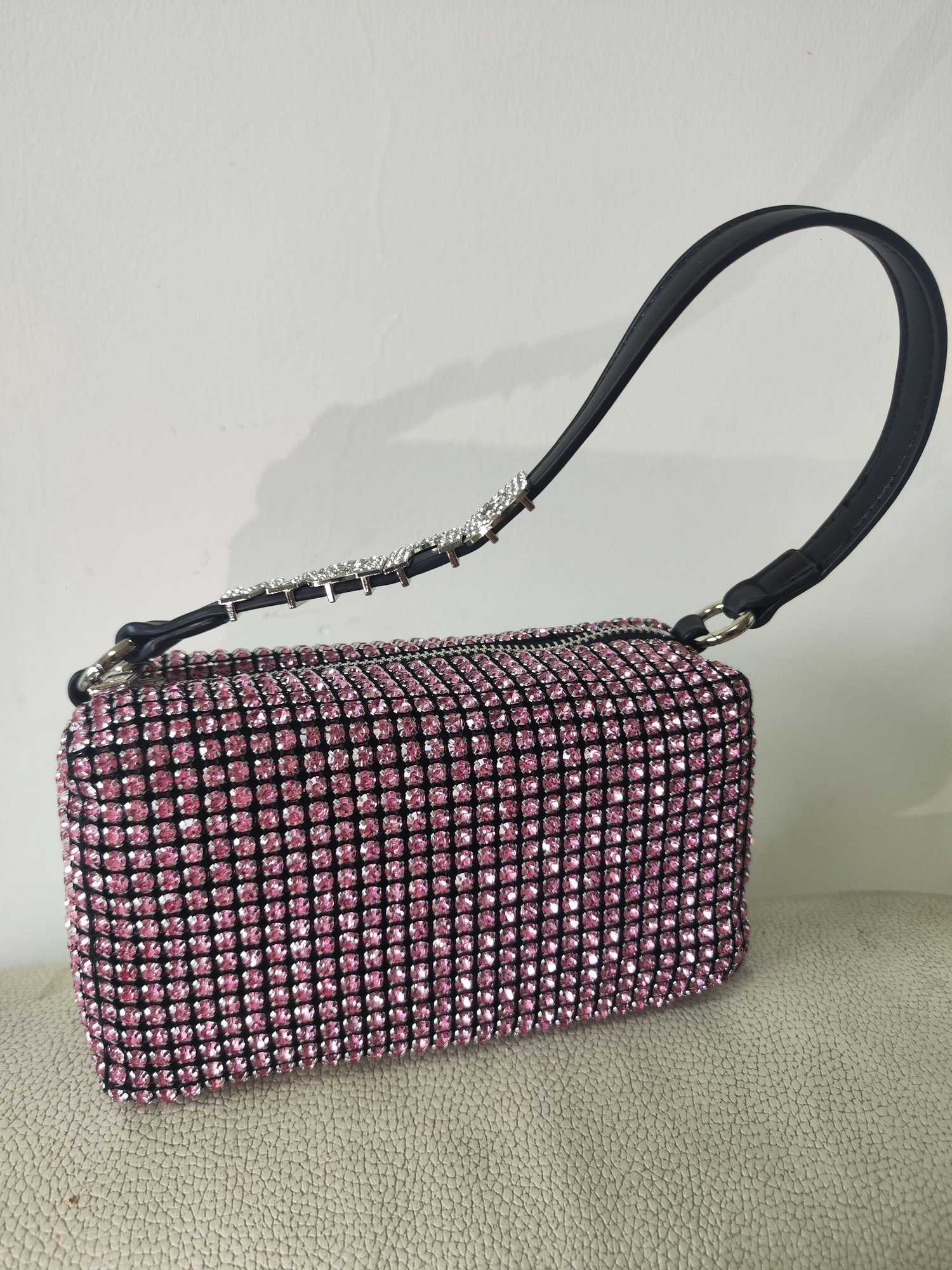 Fashion Pearl Rhinestone Womens Bag Shiny Full Of Diamonds Crossbody Handheld Underarm Bag Sacs Marques Luxes Wallets For WomanXJ251021