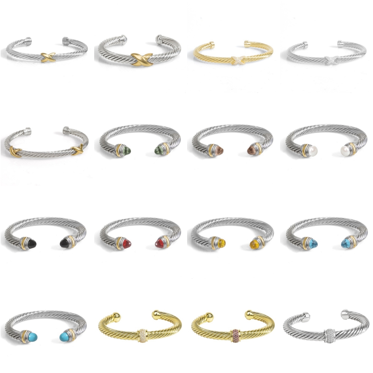 Fashion Designer Bracelets Women Gold Silver Bangle Party Festival Jewelry with Box Couple's Gifts 29522