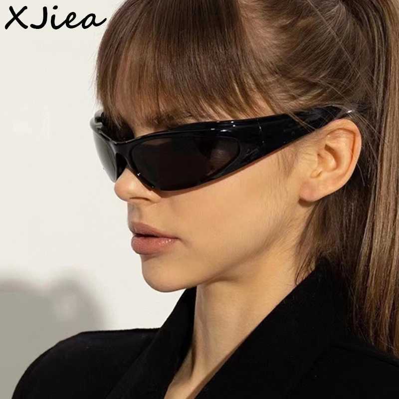 Y2k Sunglasses For Women Vintage Punk Mens Sun Glasses Retro Oval Mirror Lenses Eyewear Outdoor Cycling Goggle UV400 J251114