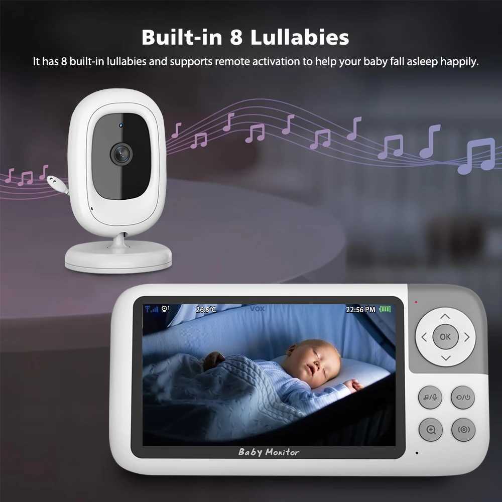 5 Video Baby Monitor Camera 720P 3X Digital Zoom Two Way Audio Auto Night Vision 300M Transmission Security Camera J251121
