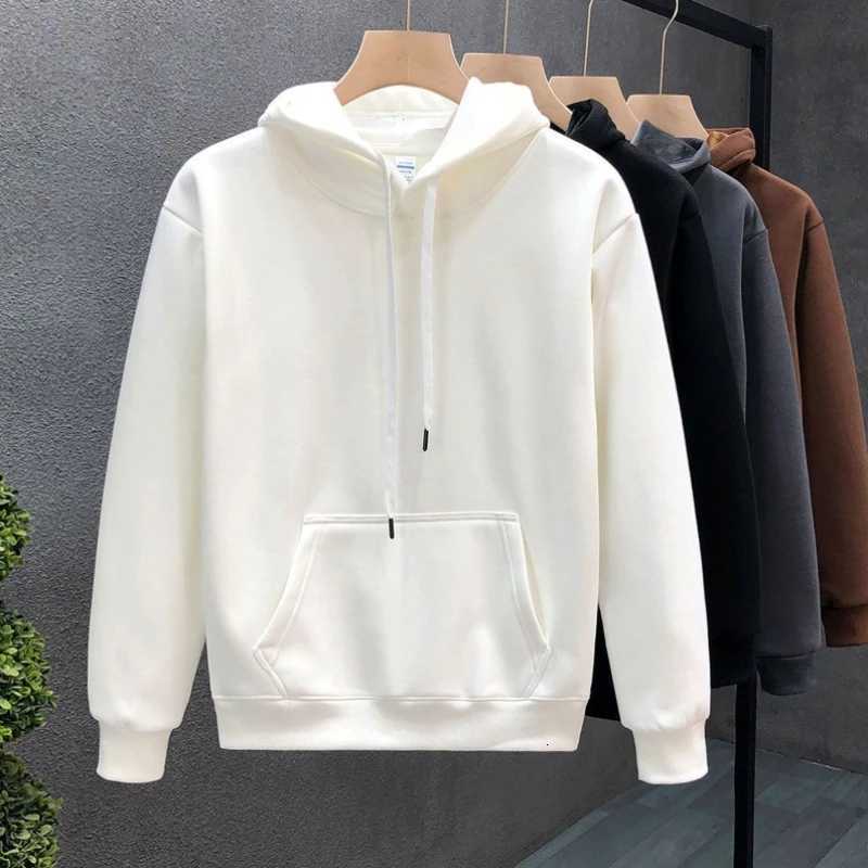 No Male Hoodie Brand High Quality Simple Designer Cotton Y2k Vintage Aesthetic Tops Clothes Mens Hooded Sweatshirt White W251021