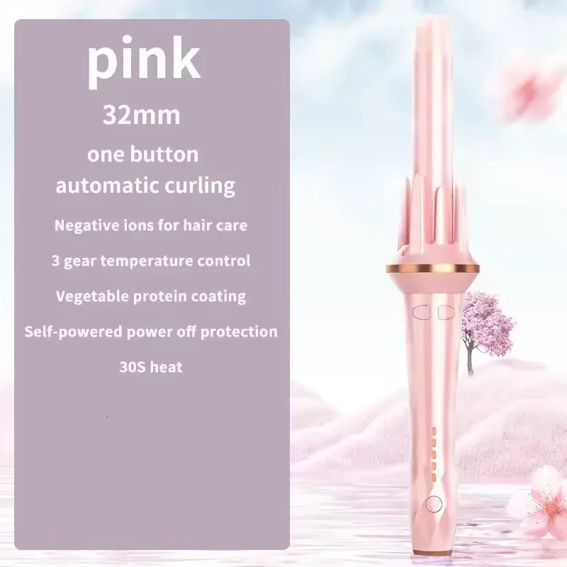 Automatic curling iron professional rotating curling iron electric ceramic curling iron negative ion hair care styling tool 251018