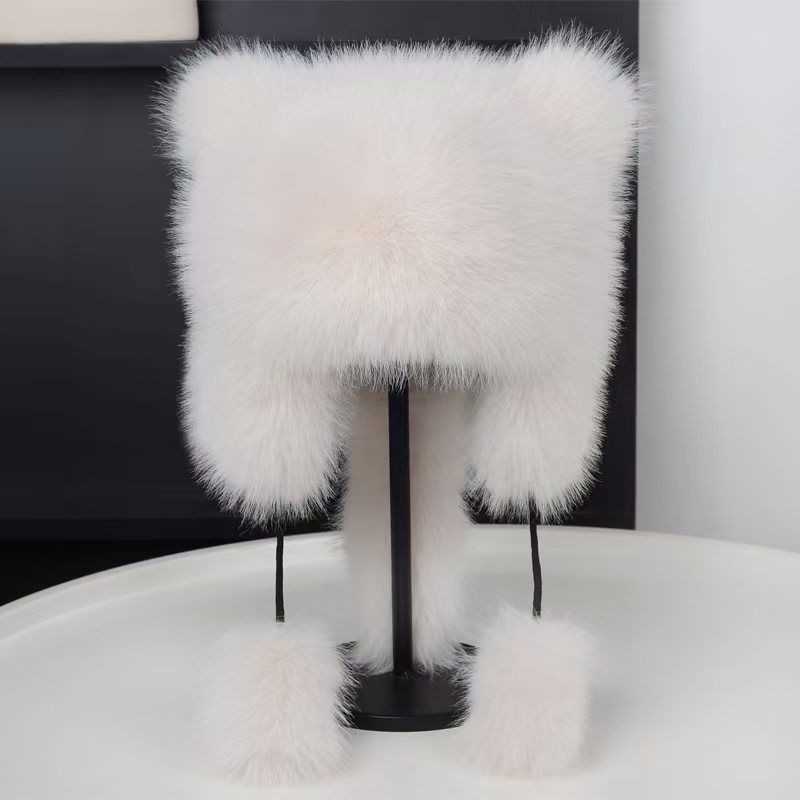 Celebrity Little Raccoon Hat Ear Protection Hat Ecofriendly Faux Fur Hat Autumn Winter New Thickened Warm Hat H251020