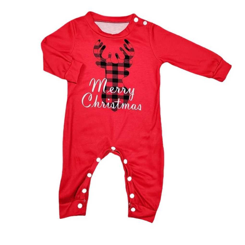 2024 Christmas Family set Dad Mom Kids pajamas set top pants 2 sets baby crawling suit Pet dog clothes home wear L251021VG6G