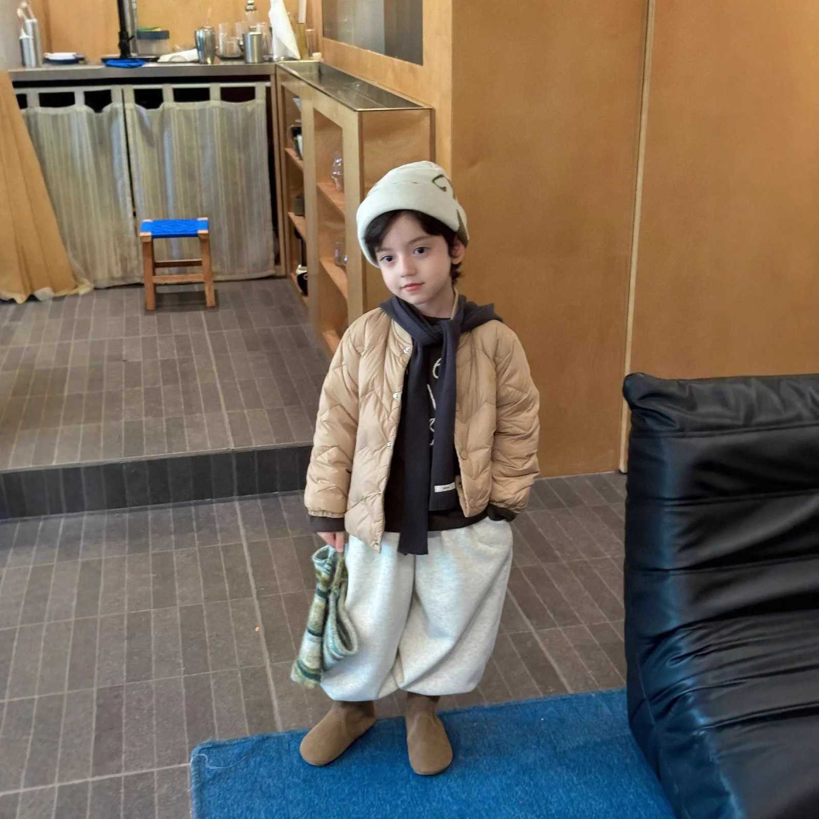 UNITIM 2025 Winter Toddler Boy Down Jacket Ins Thin 90 White Duck Kids Baby Girls Down Coat Waterproof Children 38Y Boy JacketT251021