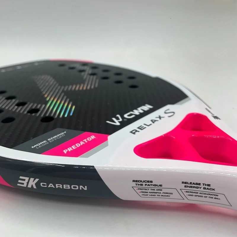 3K Camewin Beach Tennis Racket Full Carbon Fiber Rough Surface Outdoor Sports Racket For Men Women Adult Senior Player 2025 New W251021