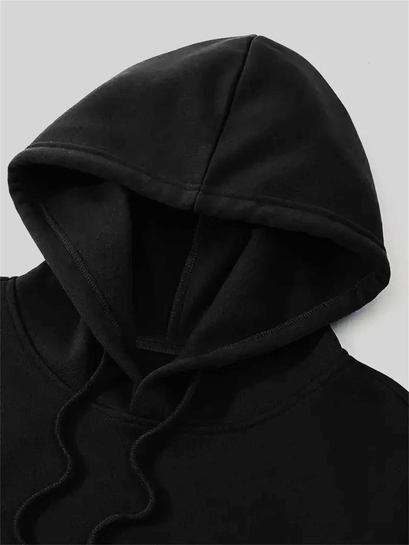 Mens autumn and winter casual fashion loose mvp basketball graphicprint long sleeved hooded sweatshirt warm pullover W251021