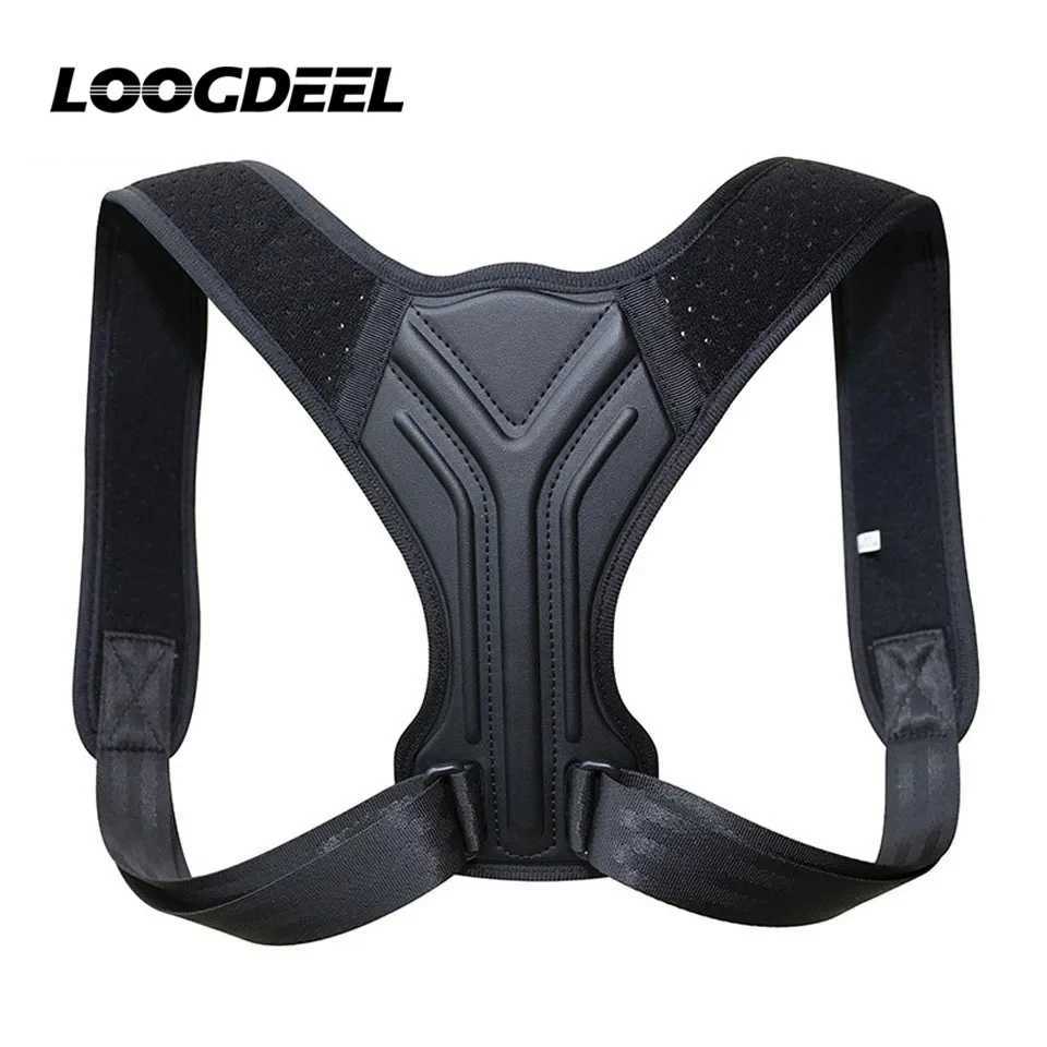 LOOGDEEL Posture Corrector Back Brace Adjustable Posture Brace for Upper Back Shoulder Back Pain Relief Trainer Spine Support D251021