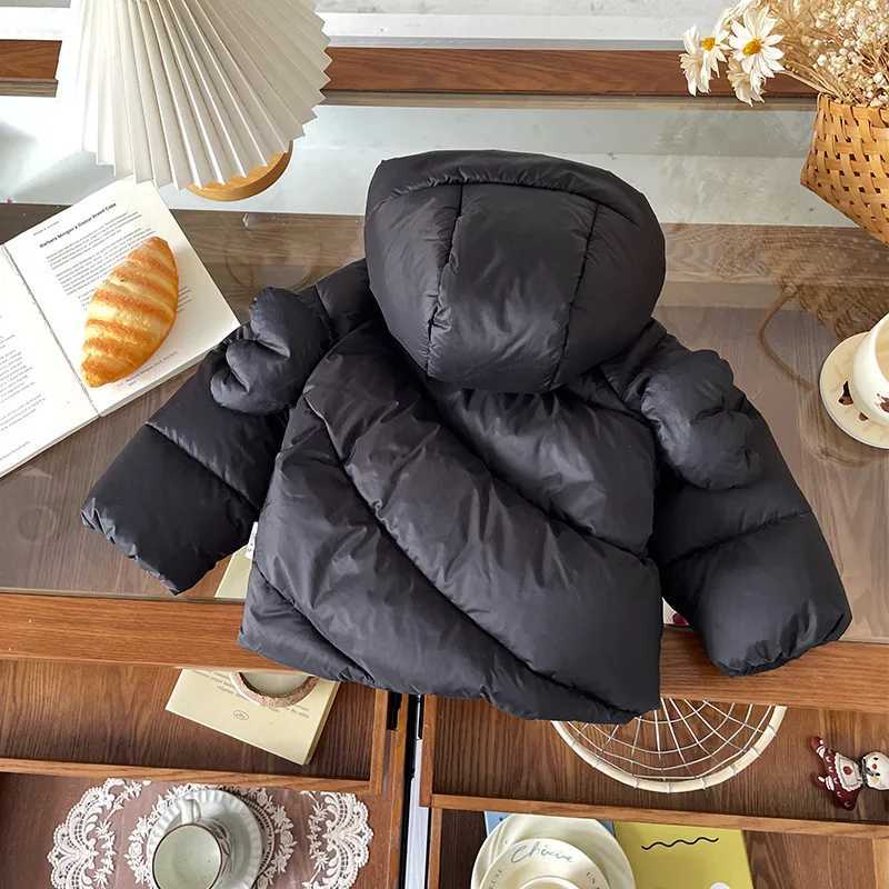 Children 16Y Girl Down Jacket Solid 90 White Duck Toddler Kids Girl Down Coat Windproof Thicken Warm Infant Girl OuterwearT251021