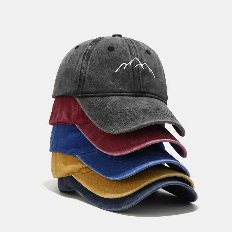 Hat Female Spring and Summer Washing Old Baseball Cap Male Outdoor Moving Hiking Fishing Cap Sunscreen Hat H251020