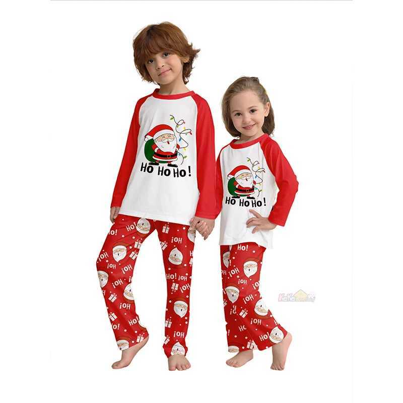 Christmas Outfits Family Matching Pajamas Adult Kids 2024 New Xmas Pyjamas Clothes Set Baby Rompers Casual Sleepwear Family Look L251021KGZX