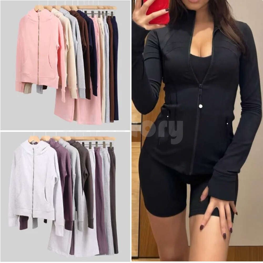 10A Luluity Lemonism set Jacket Sets Cropped Full Length Luluity Lemonism Leggings Workout short pants Set Luluity Lemonism defines jacket set