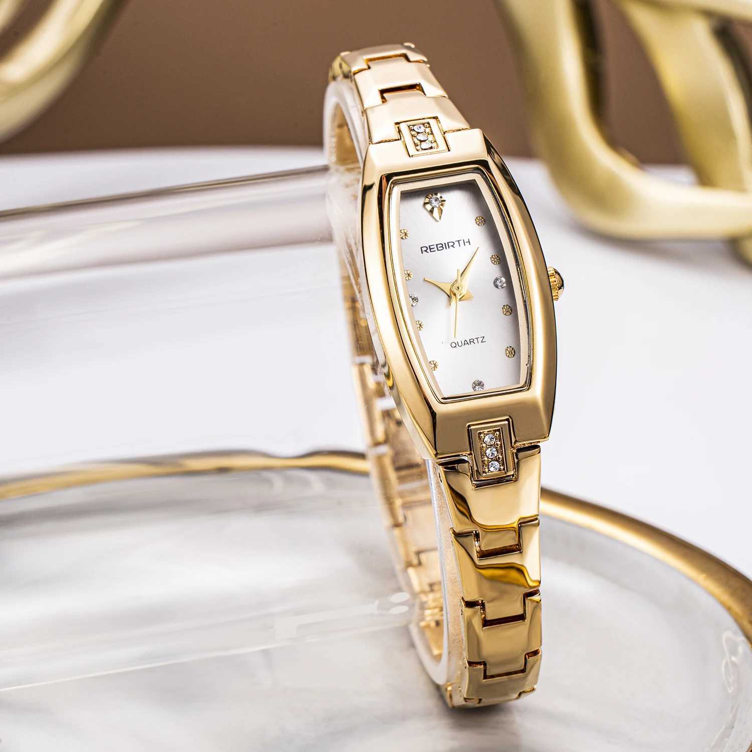 Womens Luxury Stainl Steel Str Elegant Diamond Quartz WomensXJ251021