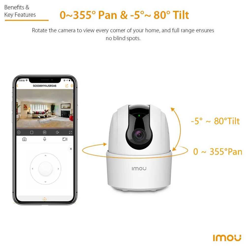 IMOU Ranger 2C 2MP4MP Home Wifi 360 Camera Human Detection Night Vision Baby Security Surveillance Wireless IP Camera J251121