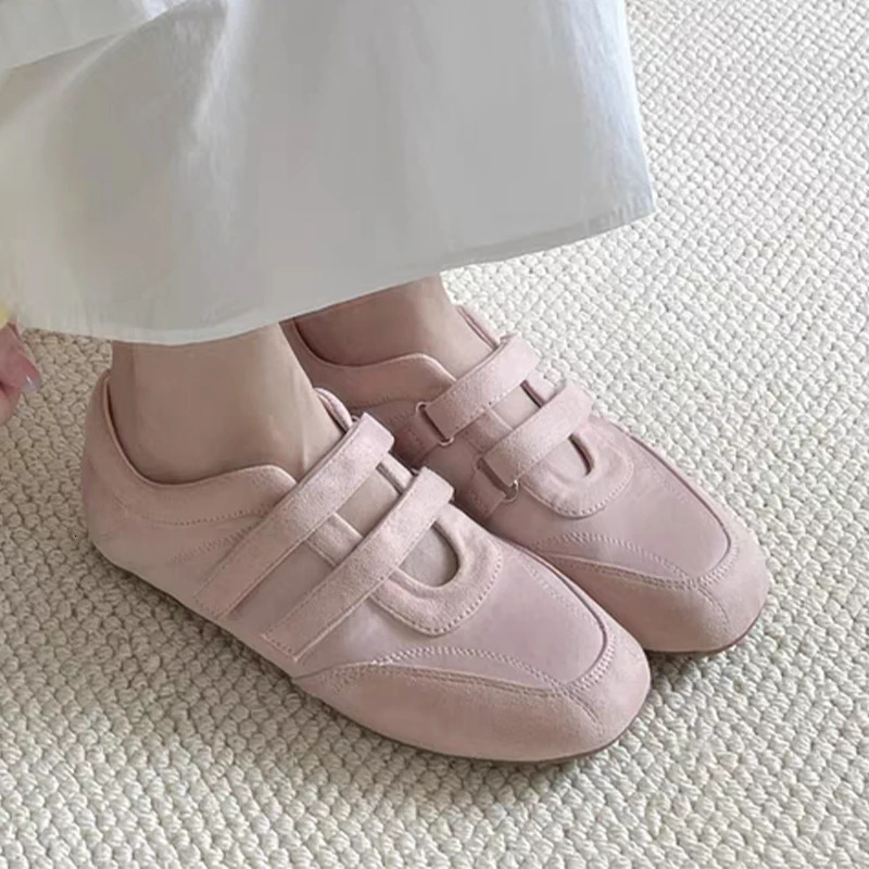 Flats Womens Sports Shoes Fashion Sneakers Casual Shallow Loafers Shoes Walking Ballet Shoes Trend Cozy Zapatillas De Mujer 251021