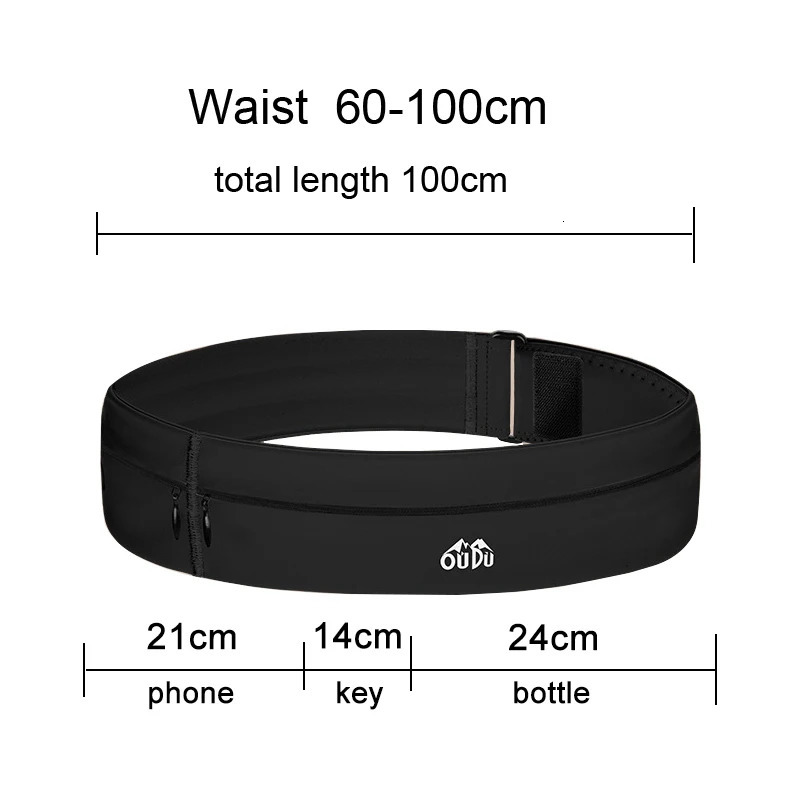 Running Belt Waist Bag with Water Bottle Women Sports Fanny Pack Men Phone Pouch Jogging Gym Bags Hydration Run Accessories 251021
