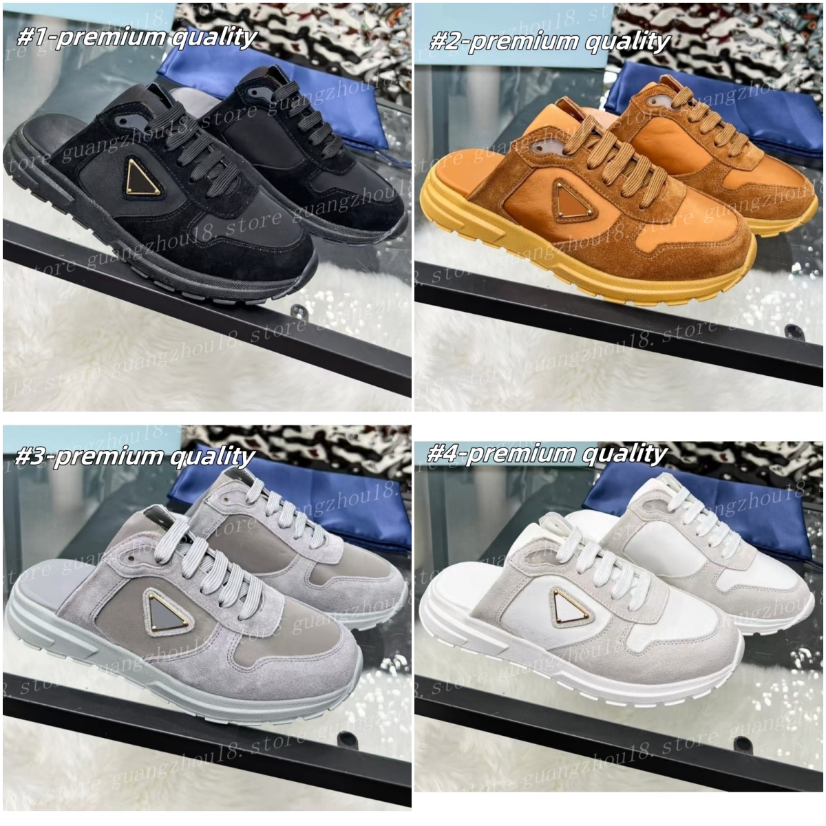 (go off picture not the description) 10A Premium Designer Baotou Slippers Women's Outdoor Sneakers Designer Lace-up Style Winter Autumn Style 33143