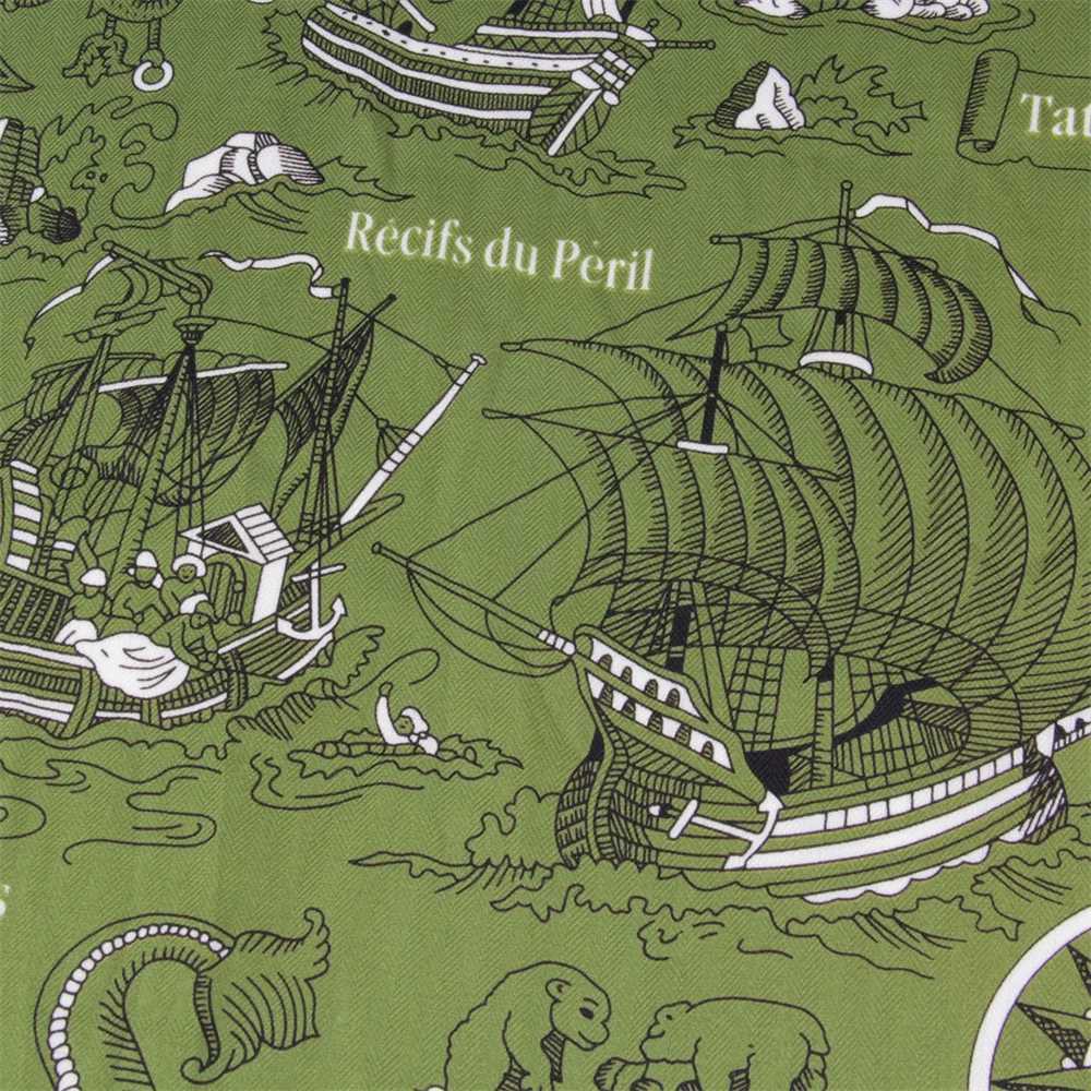 POBING 30 Silk 70 Cashmere Scarf Wen Hand Rold Horse Print Square Scarves Wraps Bandana Big Hijabs Fa Foard 135CMW251021