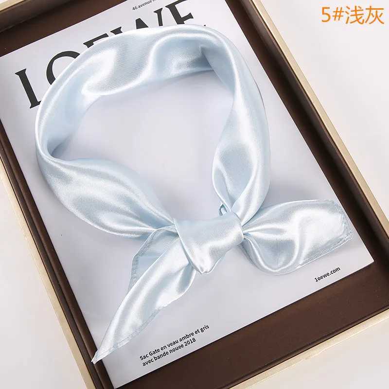 New Lightweight Small Fresh Tied Bag Ribbon Silk Tied Hair Decorative Letters Floral Hair Belt Snood Scarf Women W251021