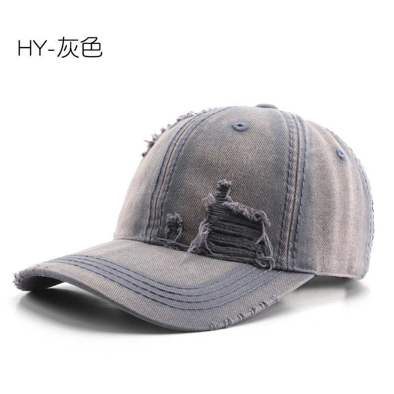 Hat Spring and Autumn Women Washed Solid Color Plain Baseball Cap Outdoor Sports Travel Sun Protection Visor Cap H251020