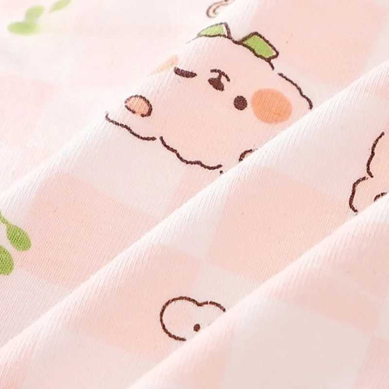 4PCS Girls Cotton Soft Antibacterial Briefs Kid Cute Print Panties Thin Breathable Comfort Underwear 3y Young Children Clothing J251021