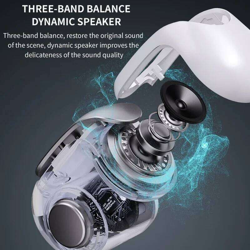 Original Wireless Bluetooth V12 Earphones Open Headsets Hifi Stereo Sport Earbuds HD Mic Call Ear Clip Headphones For Ultra