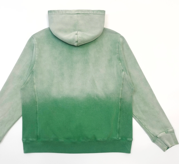 2026ss New Printed Hoodies Men's Plus Size Hoodies Green 2WEAR