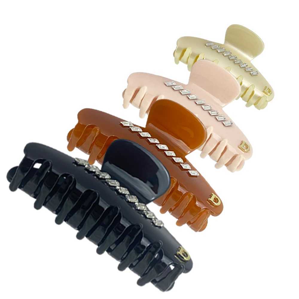 eManco Rhinestone Inlaid Premium Feeling Hair Clips Womens Hair Styling Fashion Birthday Gift Sweet Girl Headdress Clip FixingW254021