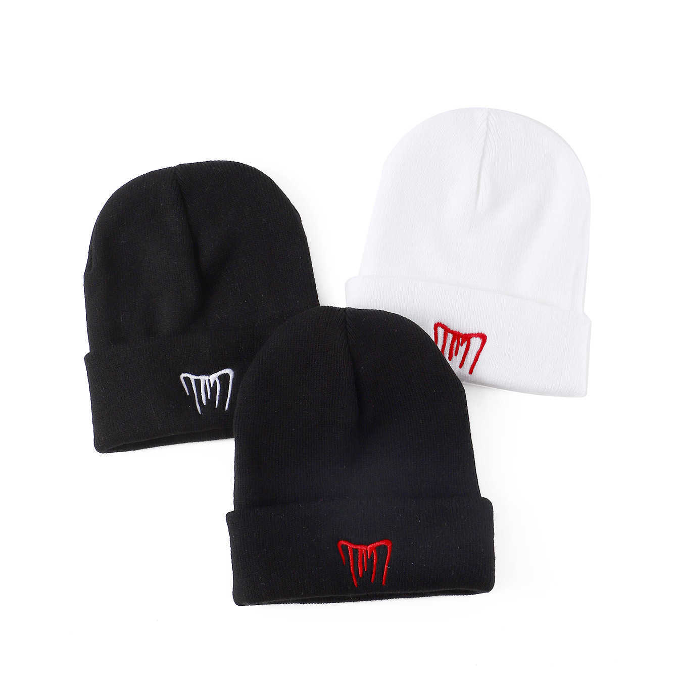 Four Seasons Embroidered Knitted Hat Windproof Versatile Simple Fashion Couple Hat Versatile Letter Men and Women Cold Hat H251020