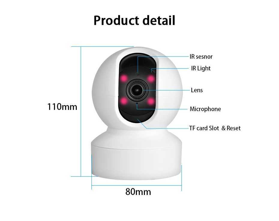 Tuya WiFi 2K 3MP Full HD Indoor Security IP Camera Two WAYS Talk Baby Monitor Surveillance AI Auto Tracking Cam J251121