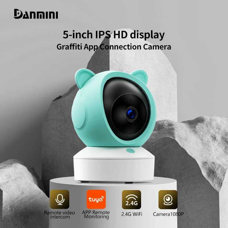5 Graffiti WiFi Motion Detection APP Remote View 24G Wireless Twoway Baby Monitor Night Vision Camera Security Protection J251121