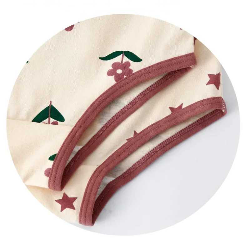 HoneyCherry New Girls Underpants Cotton Boxer Childrens Triangle Shorts Baby Plaid Cute Three Pack Baby Girl Panties J251021