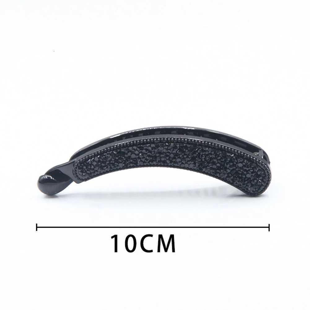 1pc Crystal Barrette Rhinestone Hairpin Banana Hair Clip Hair Claws Women Hair Accessories Hairgrip Bath Ponytail clipW254021