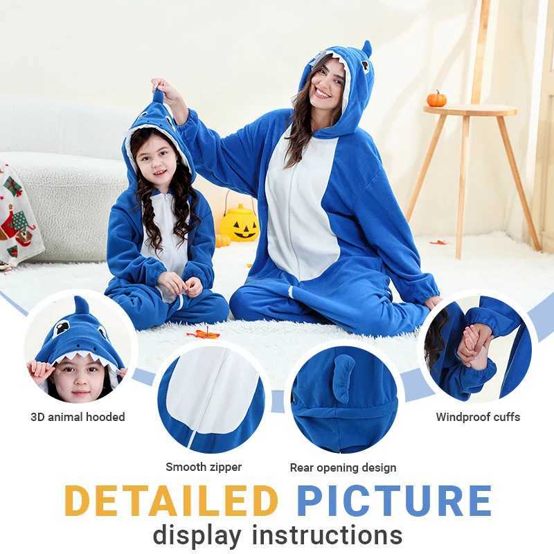 MICHLEY Cosplay Costume Cartoon Animals Jumpsuit Onesie Overalls Family Matching Outfits For Mother Kid Children Party Halloween L251021FWOR