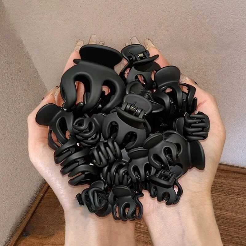 Plastic High Ponytail Clip Pumpkin Hair Claw Women Girls Clamps Girl Fixed Hairpin Claw Clip Hair Accessories Headwear 2355CMW254021