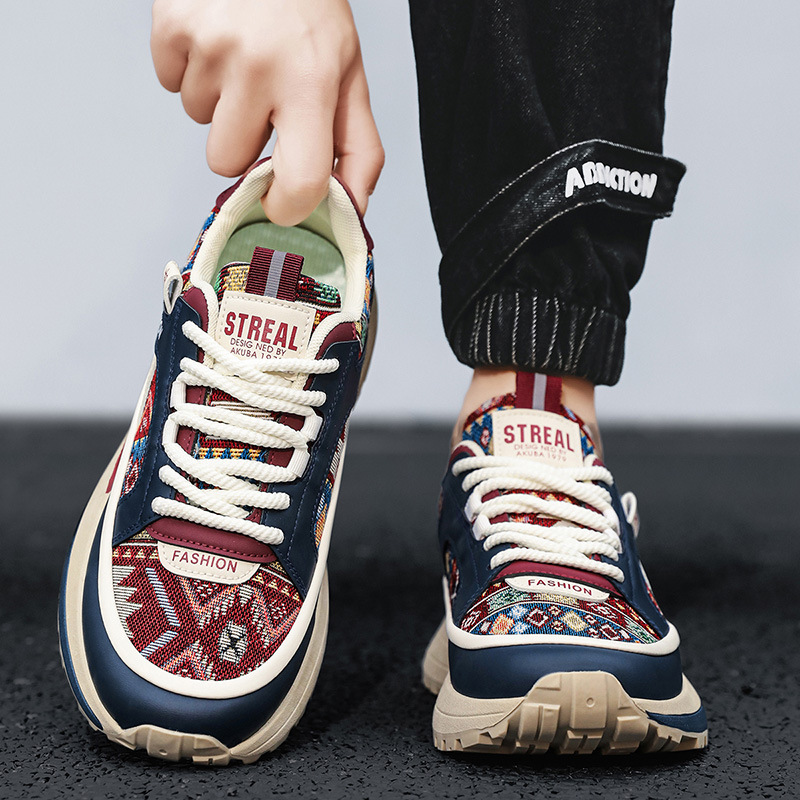 Shoes: Men's shoes 2025 new autumn breathable trendy brand versatile sports casual shoes, men's trendy brand platform daddy shoes