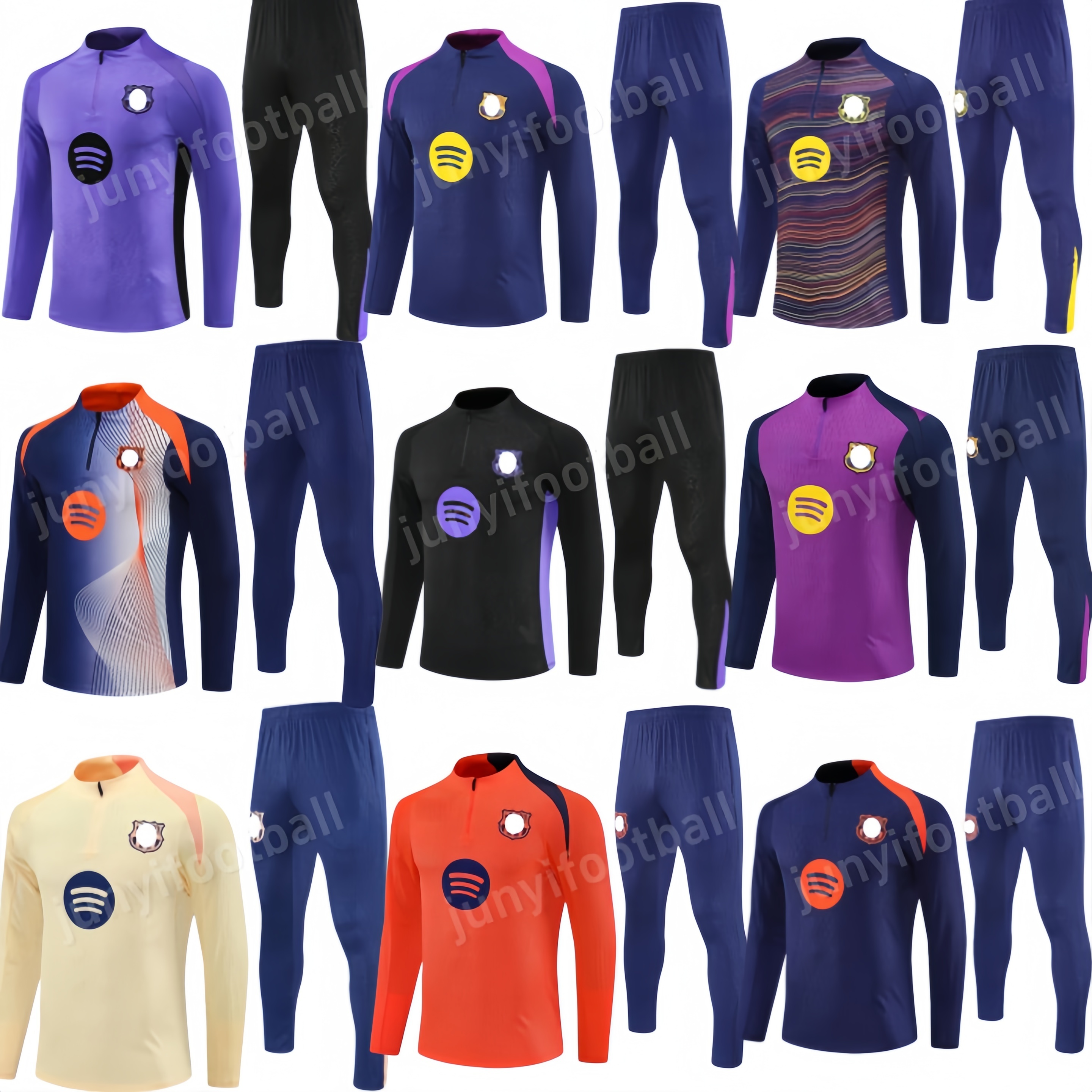 2025 26 chandal baRCElone Soccer Tracksuits LAMINE YAMAL LEWANDOWSKI soccer TRAINING barcelonaES 24 25 26 GAVI PEDRI RASHFORD men kid kit barcalona football sets 77